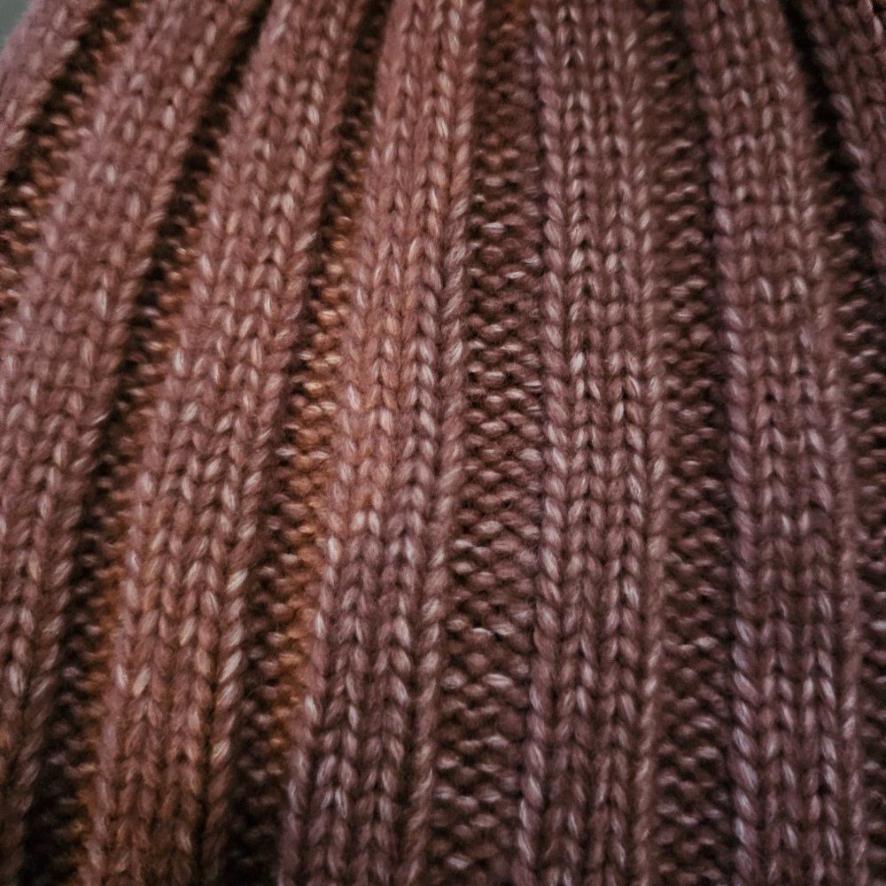The North Face Women's Oh Mega Fur Pom Wild Ginger Beanie - Picture 3 of 12